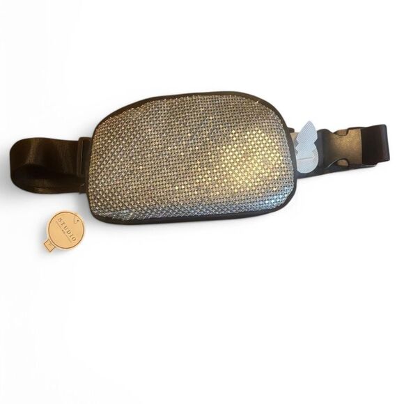 Handbags - Women’s Studio NYC Silver Studded Belt Bag – NWT